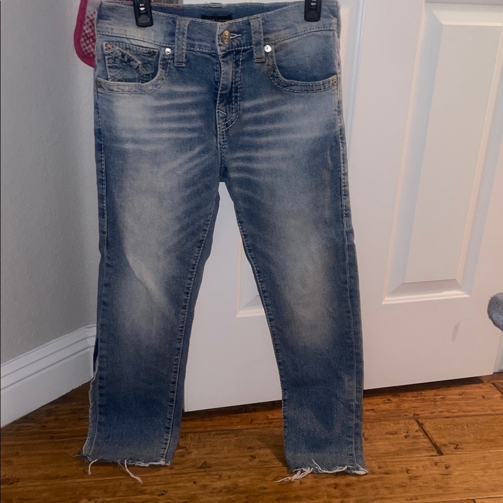True Religion Rocco Relaxed Skinny Jeans - Blue